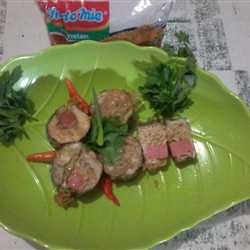 Terong Ungu Gulung Isi Sosis Mie Goreng